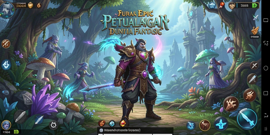 Gameplay seru dalam dunia RPG penuh tantangan.