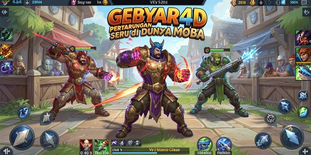 Tampilan gameplay seru di arena GEBYAR4D.