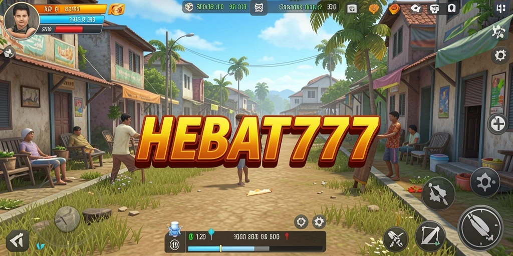 Gameplay HEBAT777 dengan tampilan grafis realistis dan interaksi karakter.