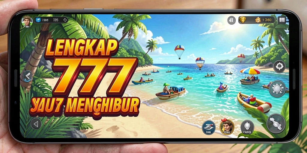 Tampilan yang cerah dan menarik dari gameplay LENGKAP777.