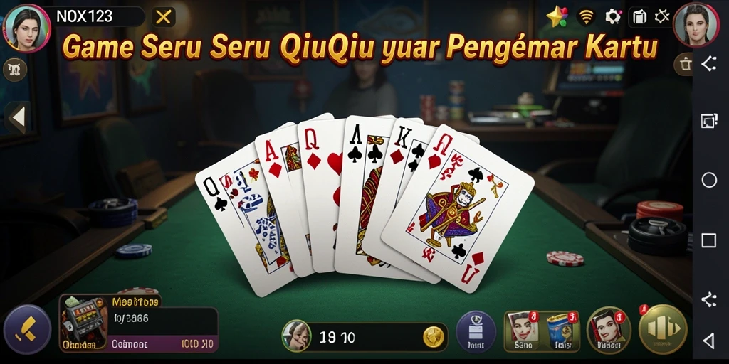 Gameplay seru QiuQiu yang mendebarkan.