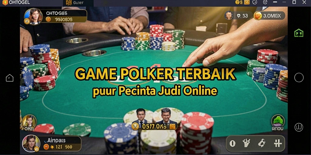 Screenshot utama OHTOGEL menampilkan keseruan permainan Poker yang mengasyikkan.