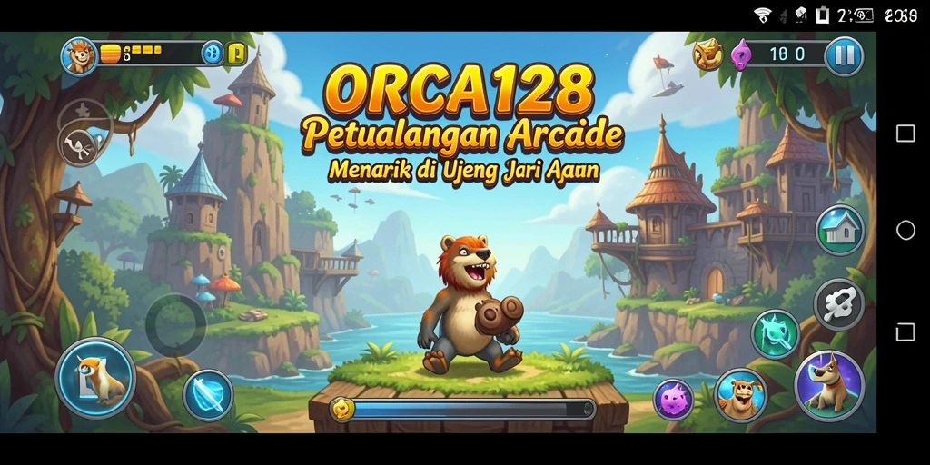 Screenshot gameplay ORCA128 yang menarik dan penuh aksi.