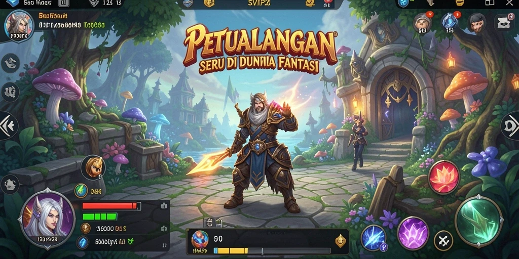 Tampilan menakjubkan dari gameplay petualangan SVIP2 yang penuh aksi.