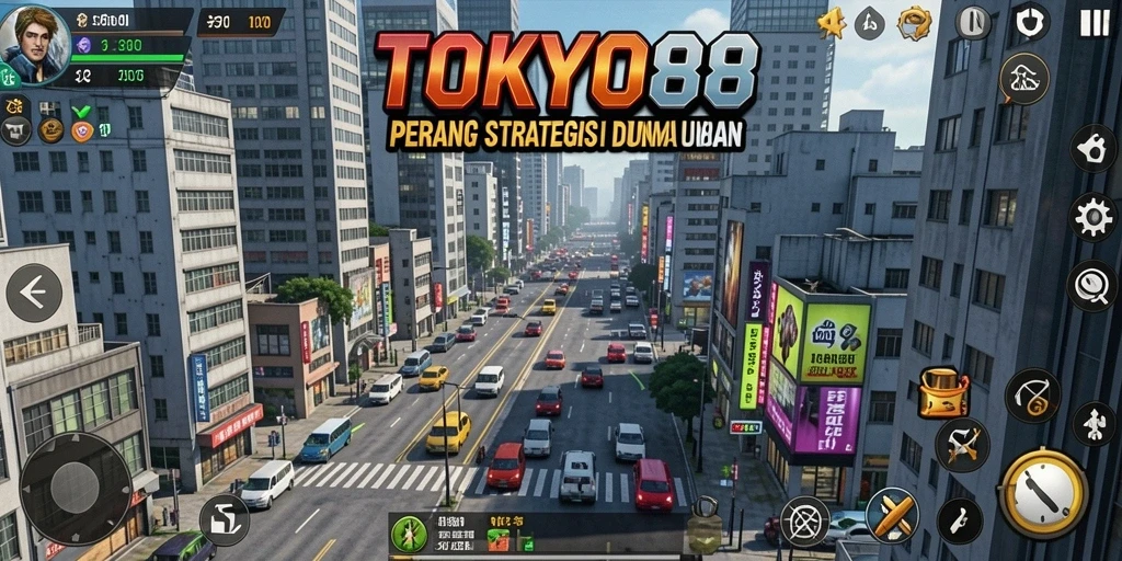 Screenshot gameplay TOKYO88 menampilkan aksi menegangkan dalam pertempuran TPS.
