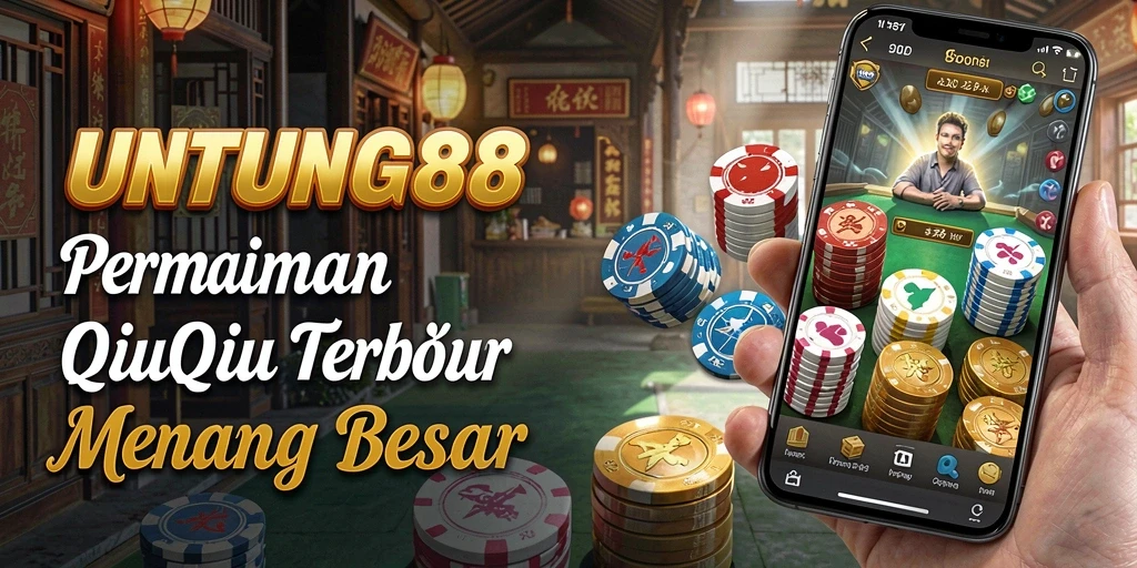 Tampilan menarik dari gameplay QiuQiu di UNTUNG88.