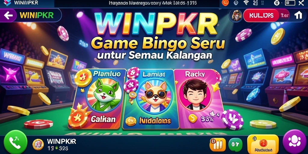 Pengalaman bermain Bingo yang seru dan interaktif di WINPKR.